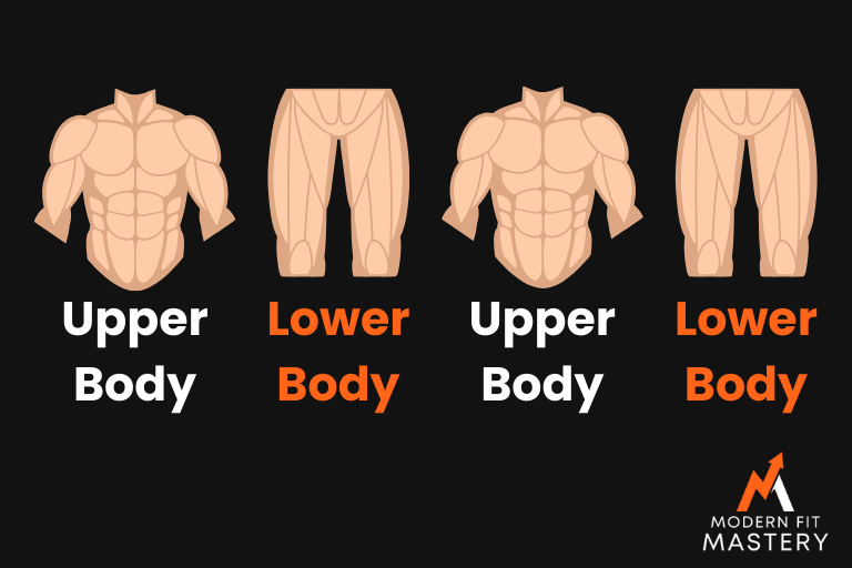 Choosing a training split to build muscle.