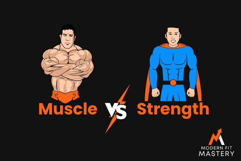 Training to build muscle versus training for strength